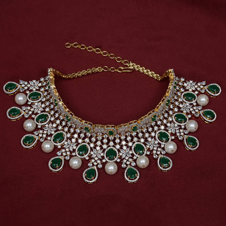 CZ Emerald Choker