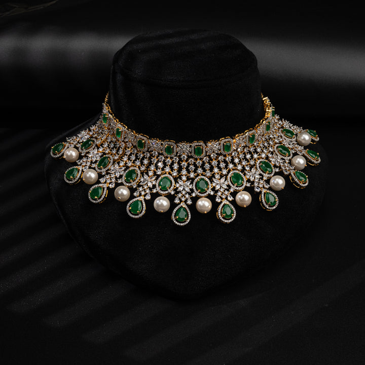 CZ Emerald Choker