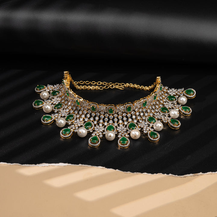 CZ Emerald Choker