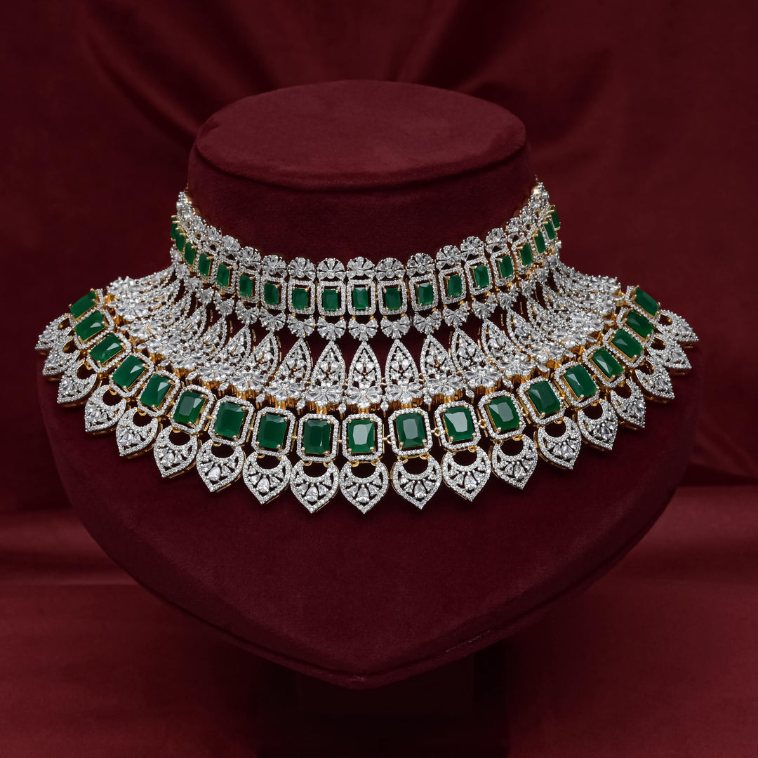 CZ Emerald Choker