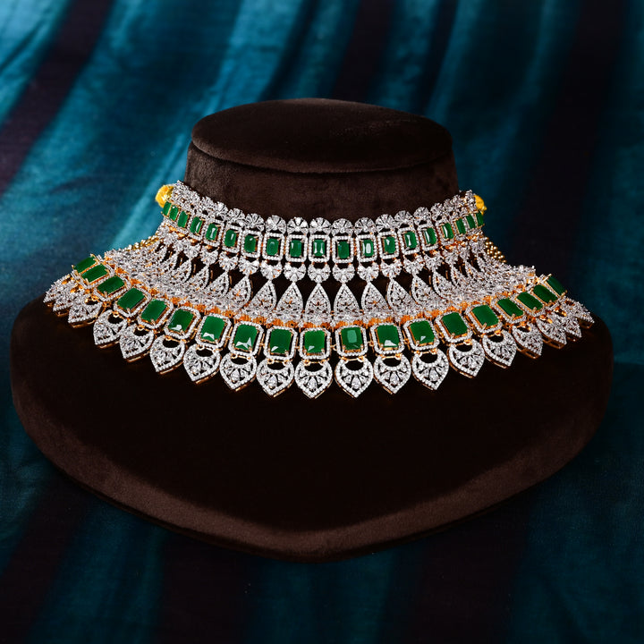 CZ Emerald Choker