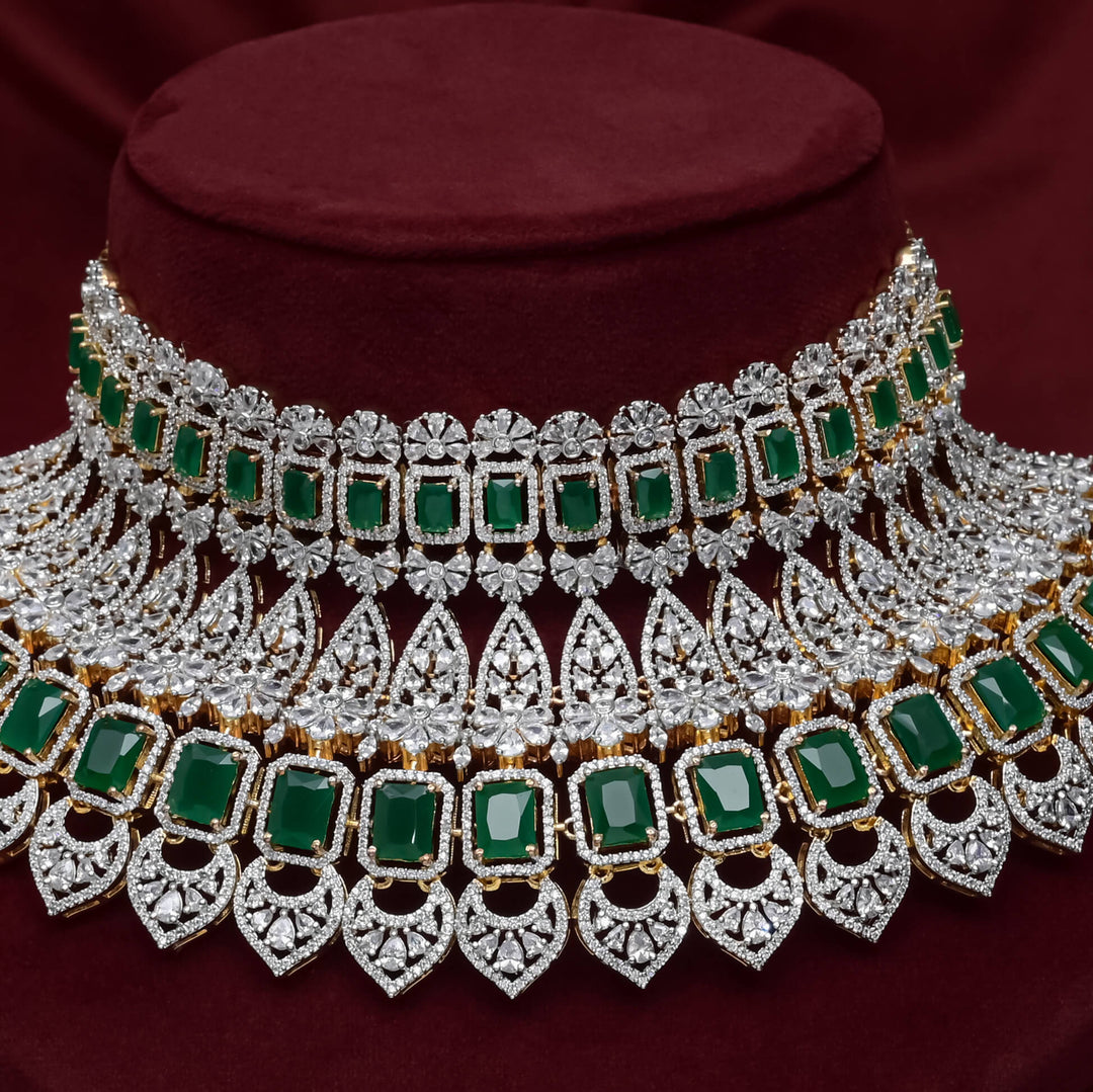 CZ Emerald Choker
