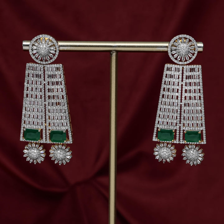 CZ Emerald Choker Set