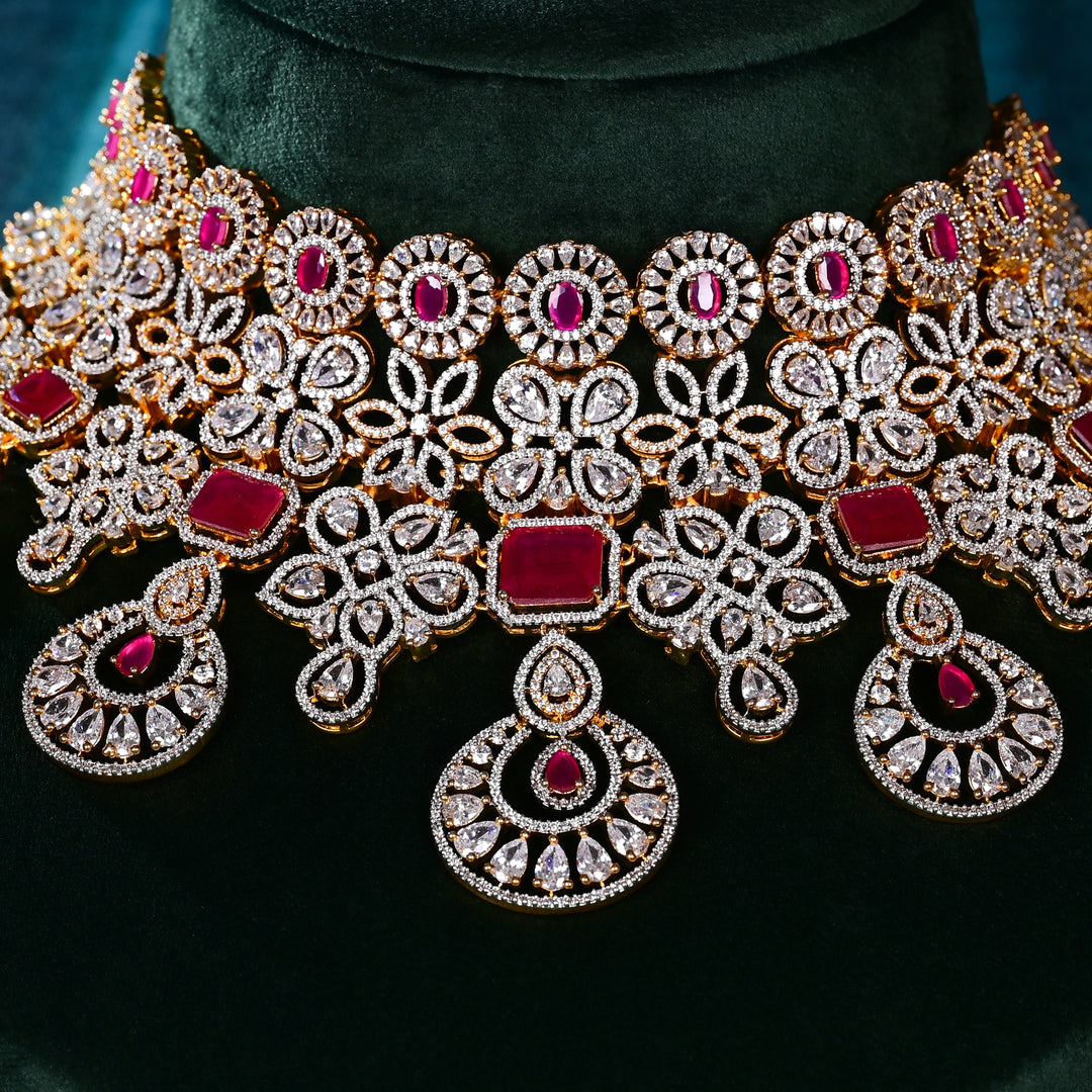 CZ Ruby Choker
