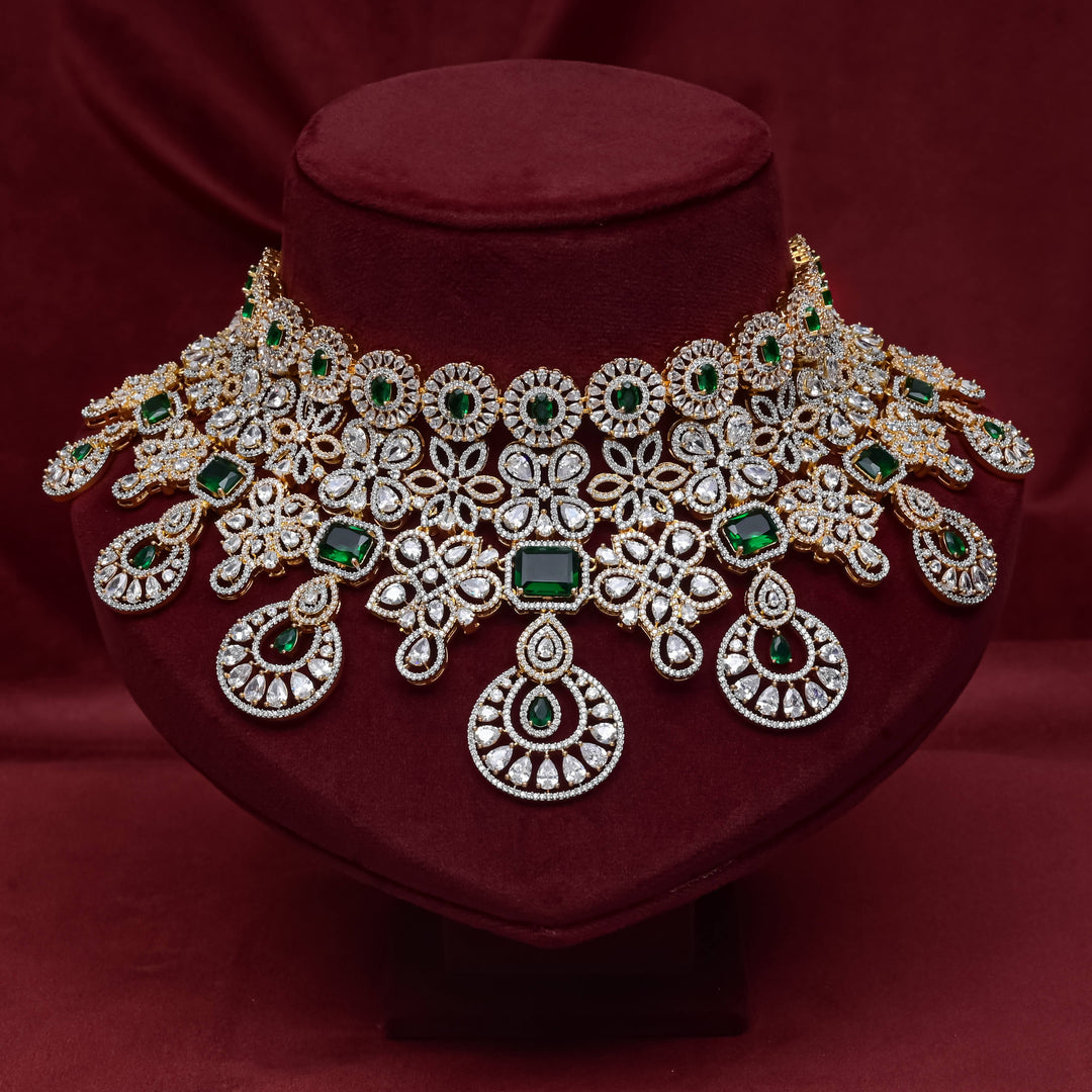 CZ Emerald Choker
