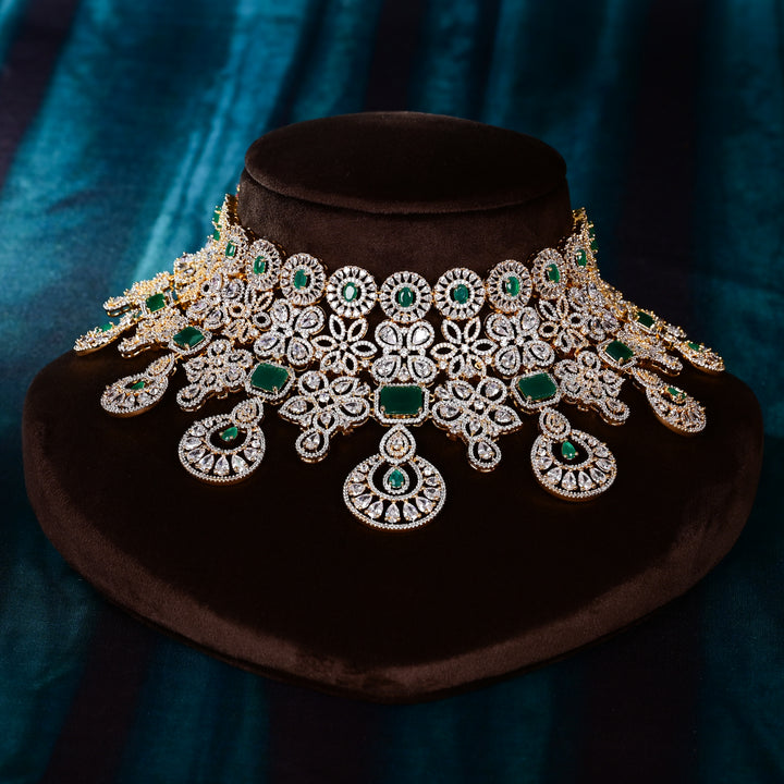 CZ Emerald Choker