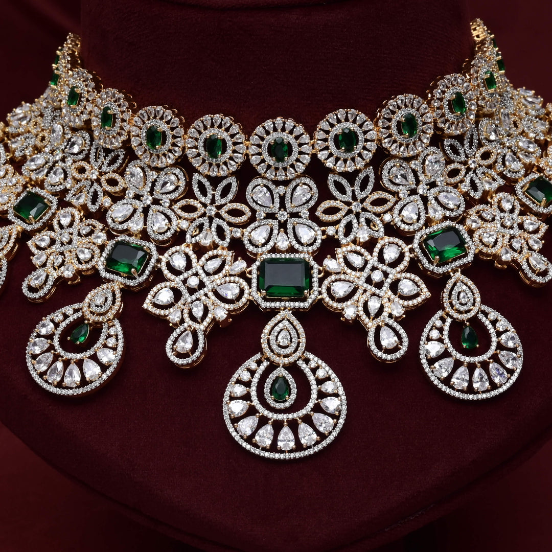 CZ Emerald Choker