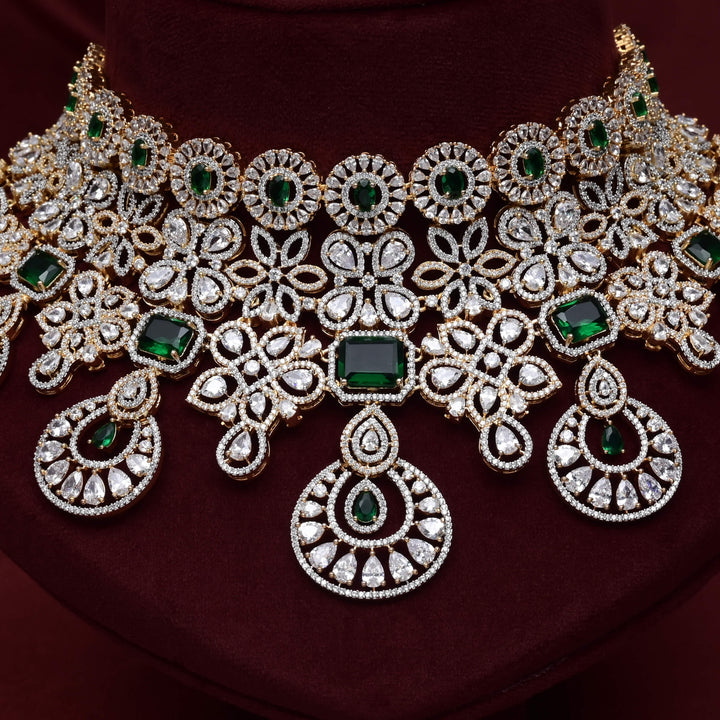 CZ Emerald Choker