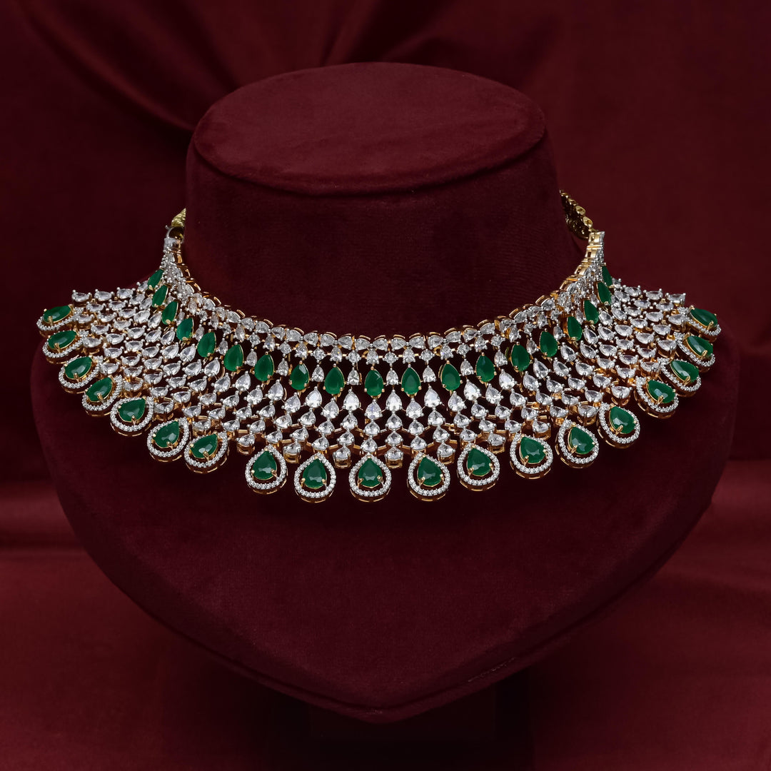 CZ Emerald Choker
