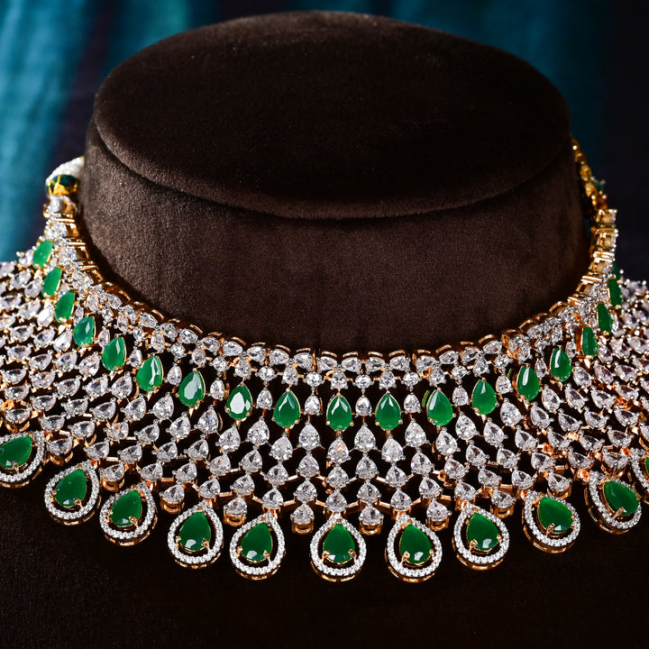 CZ Emerald Choker