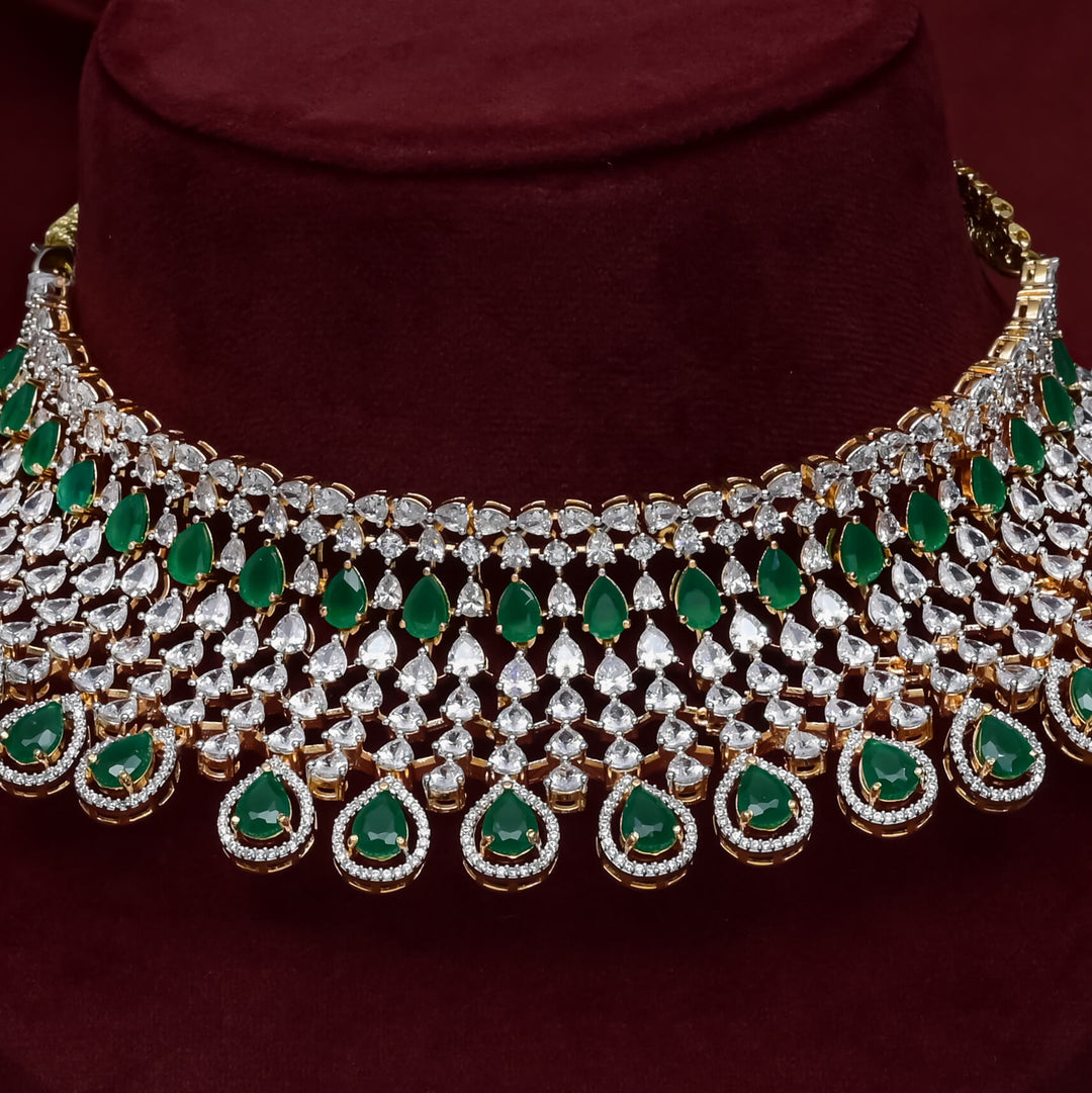 CZ Emerald Choker