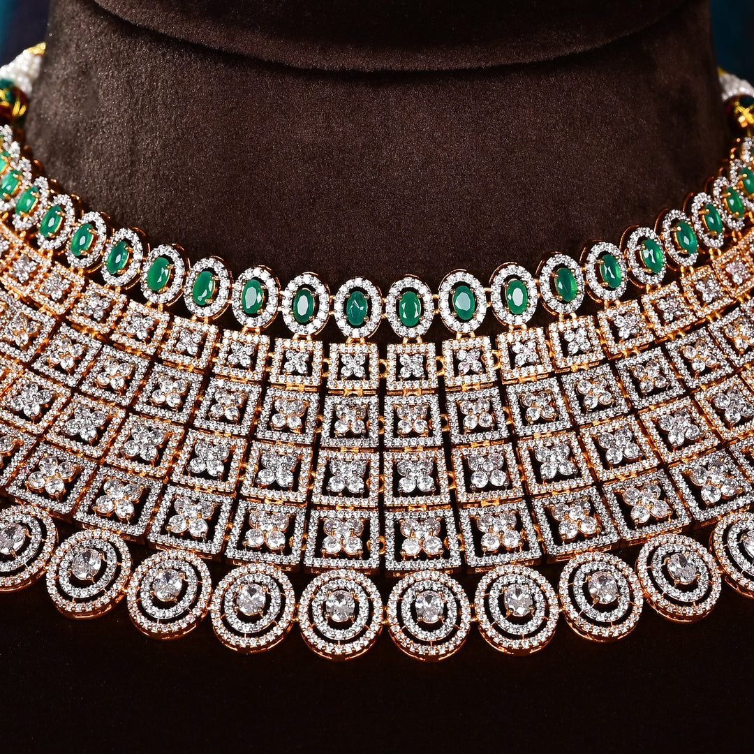 CZ Emerald Choker