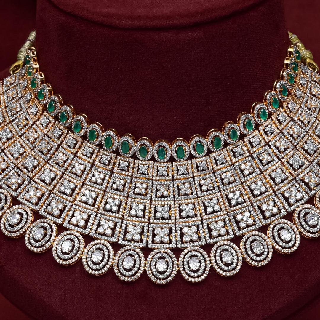 CZ Emerald Choker