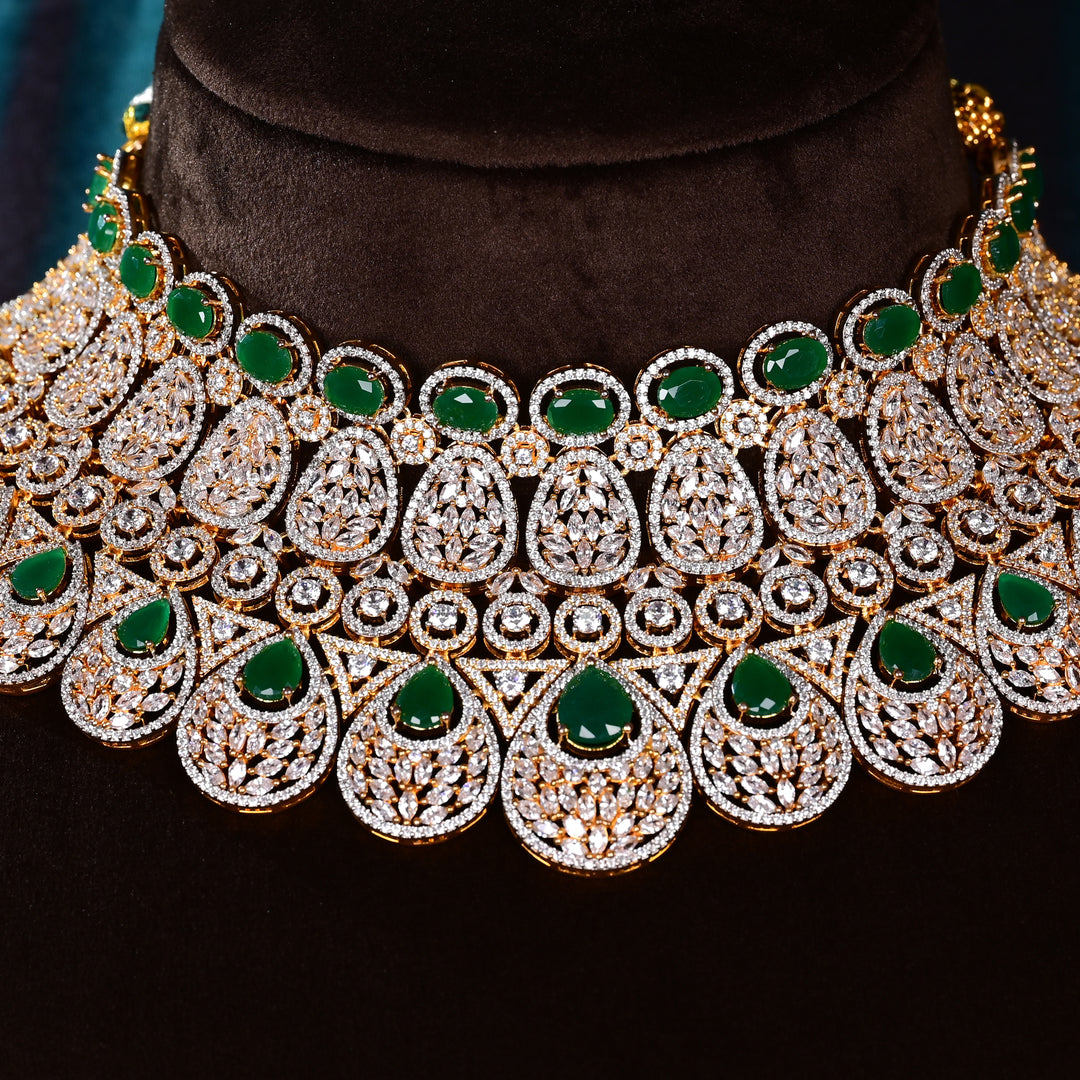 CZ Emerald Choker