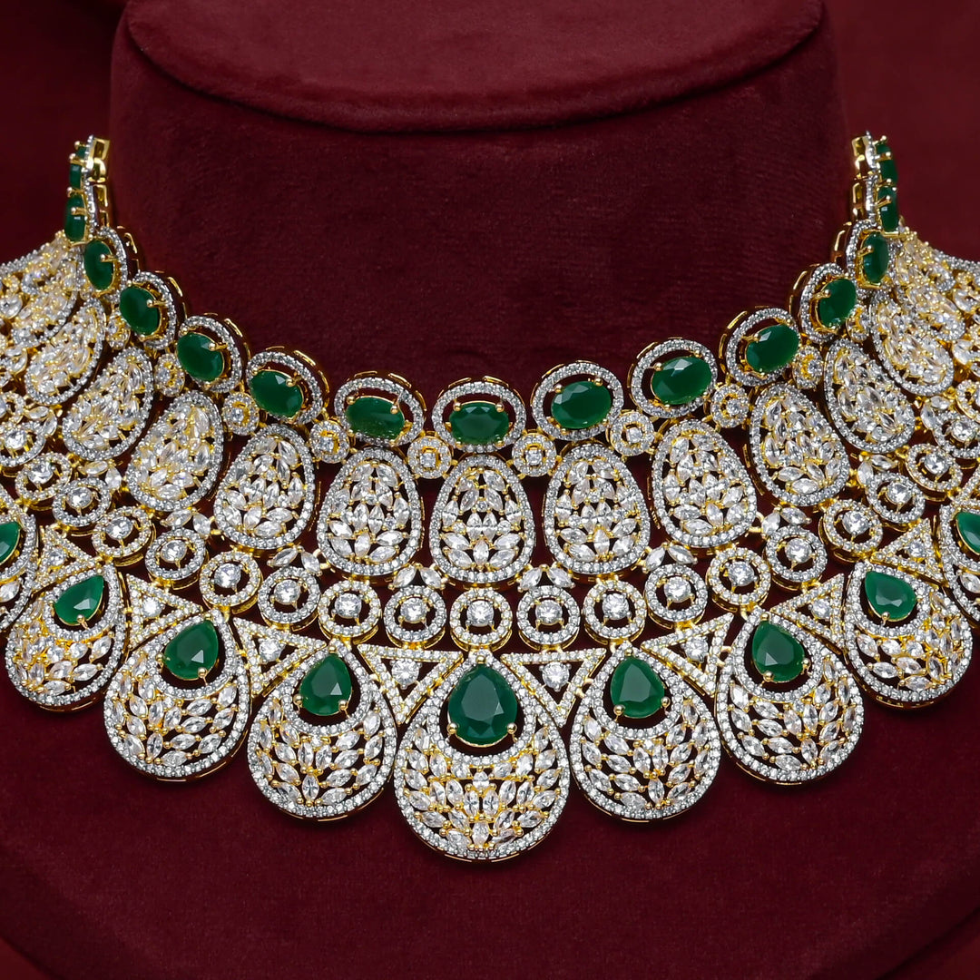 CZ Emerald Choker