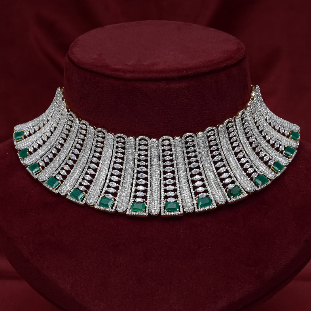 CZ Emerald Choker
