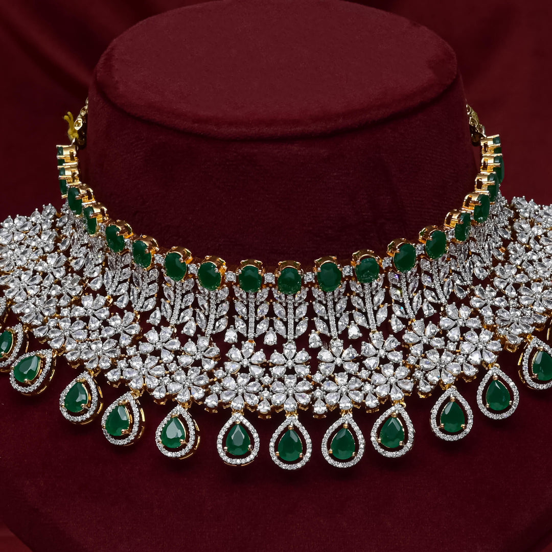 CZ Emerald Choker