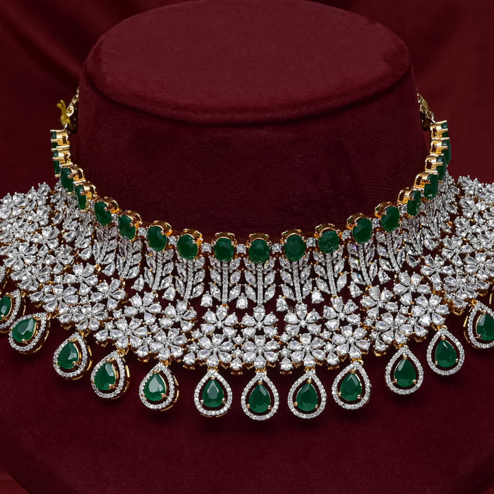 CZ Emerald Choker