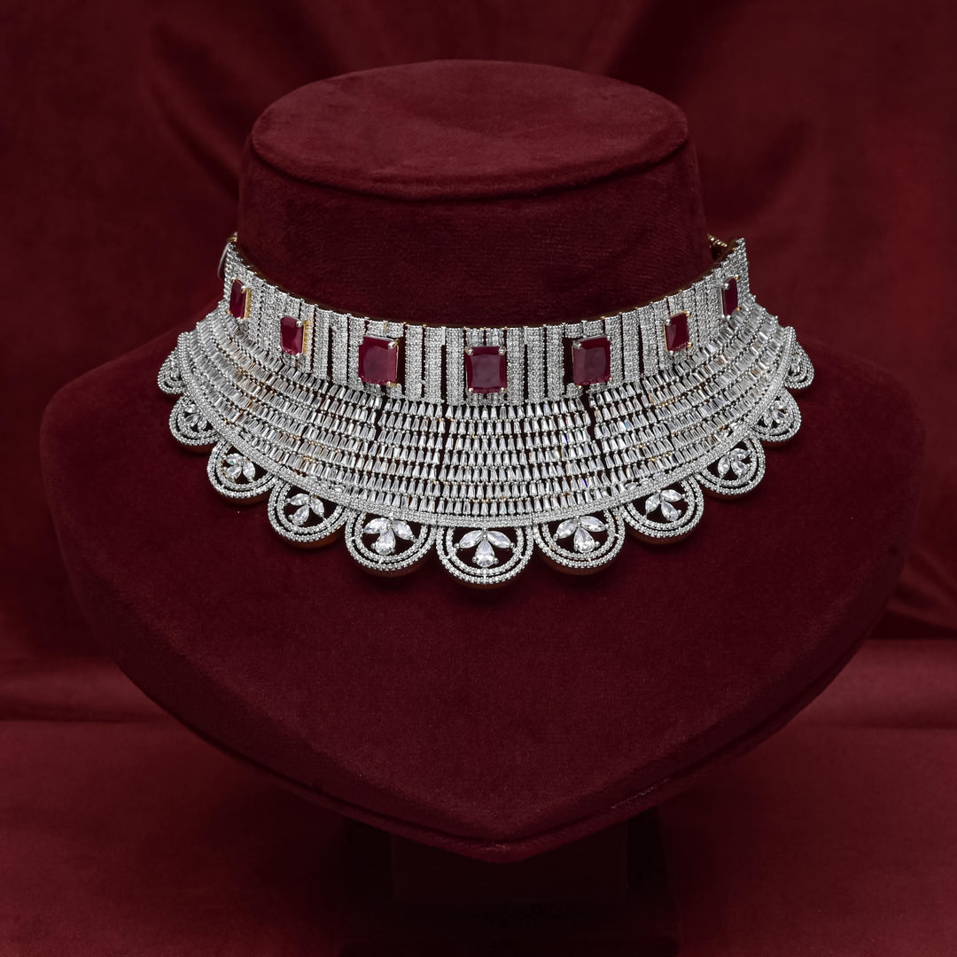 CZ Ruby Choker