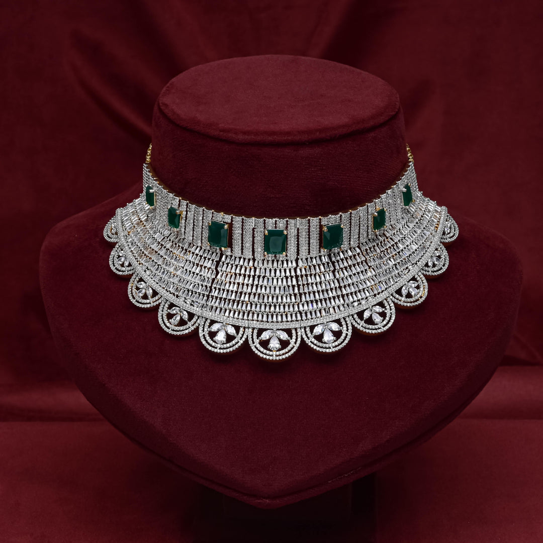 CZ Emerald Choker