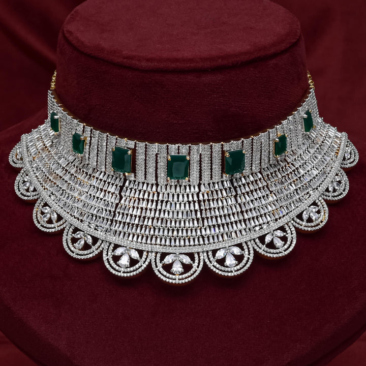 CZ Emerald Choker