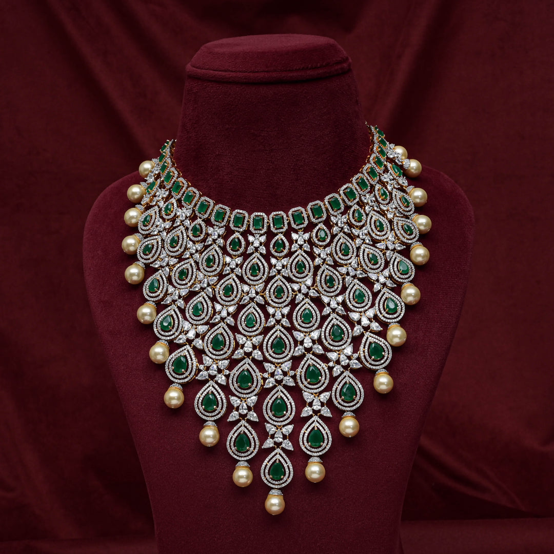 CZ Emerald Choker