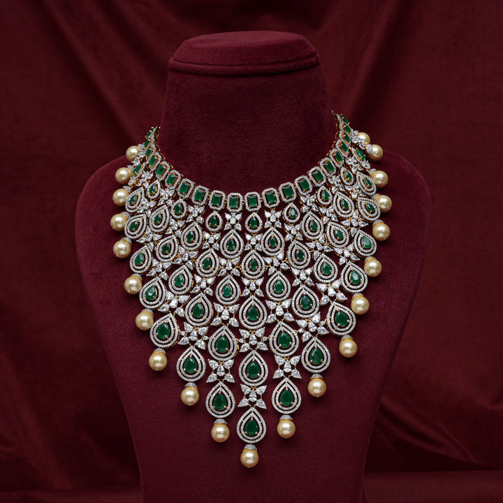 CZ Emerald Choker