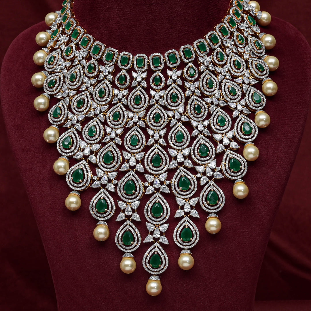 CZ Emerald Choker