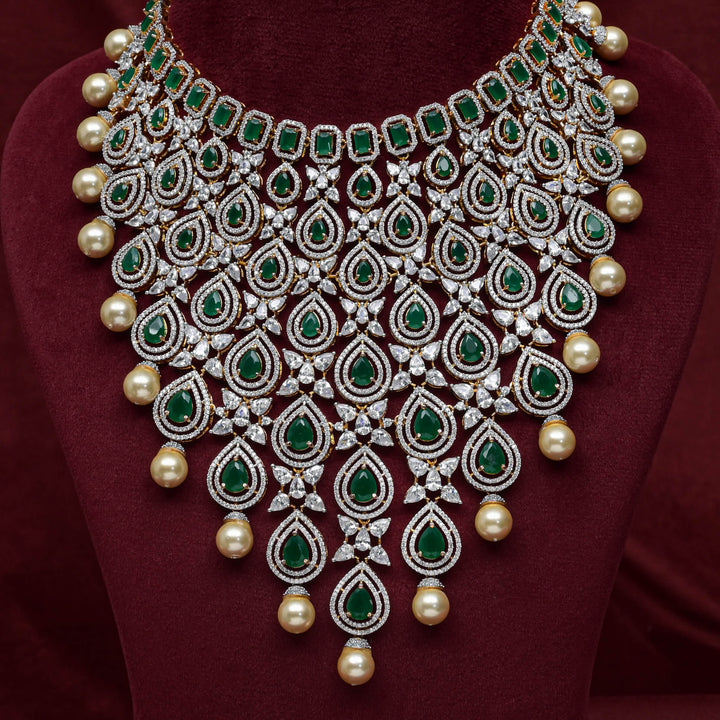 CZ Emerald Choker