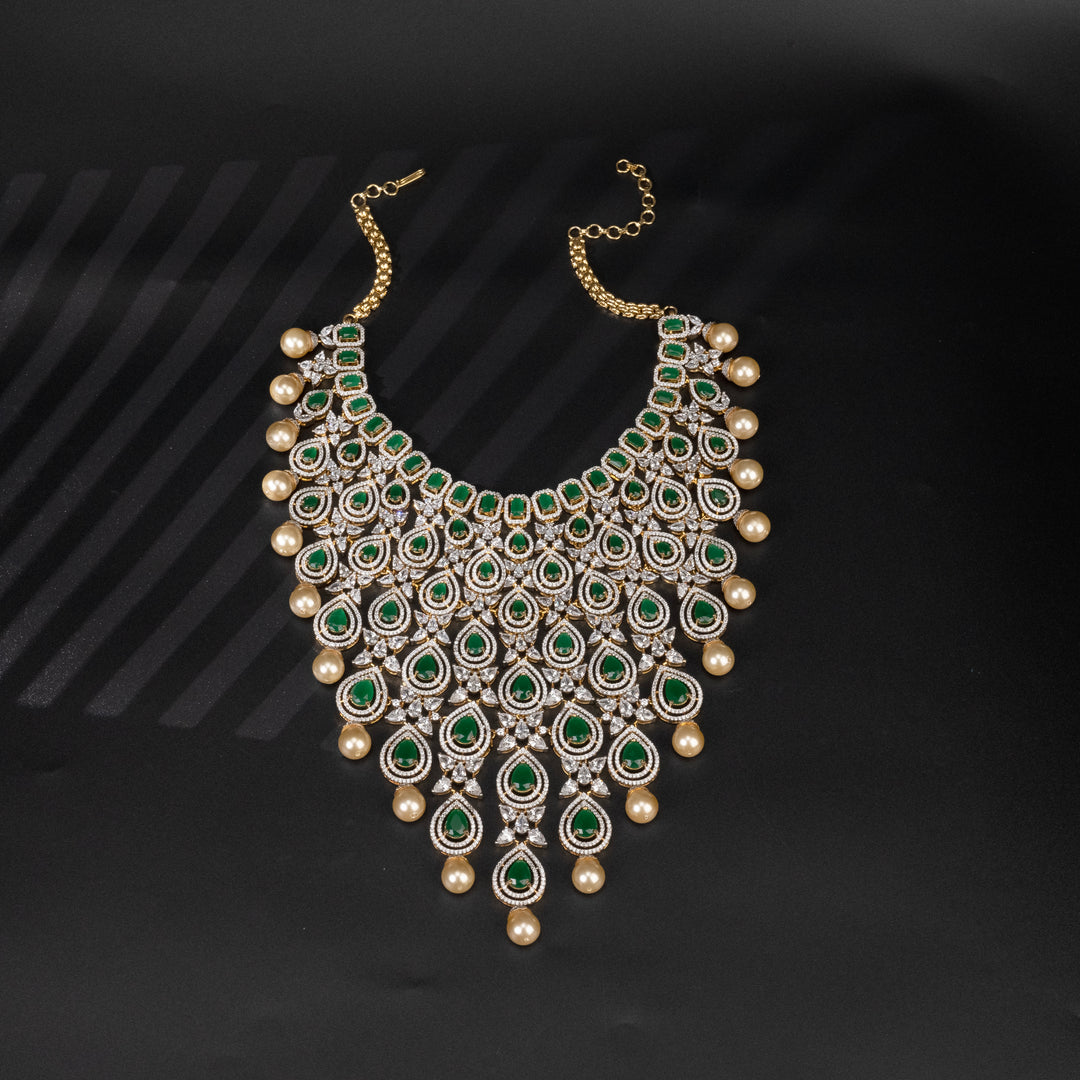 CZ Emerald Choker