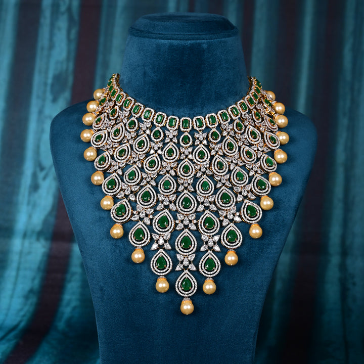 CZ Emerald Choker