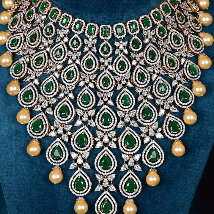 CZ Emerald Choker