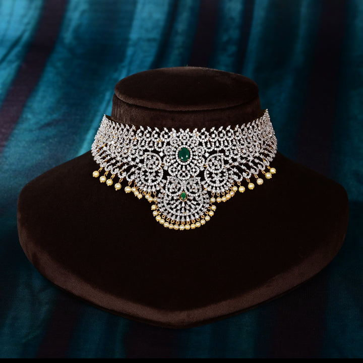 CZ Emerald Choker