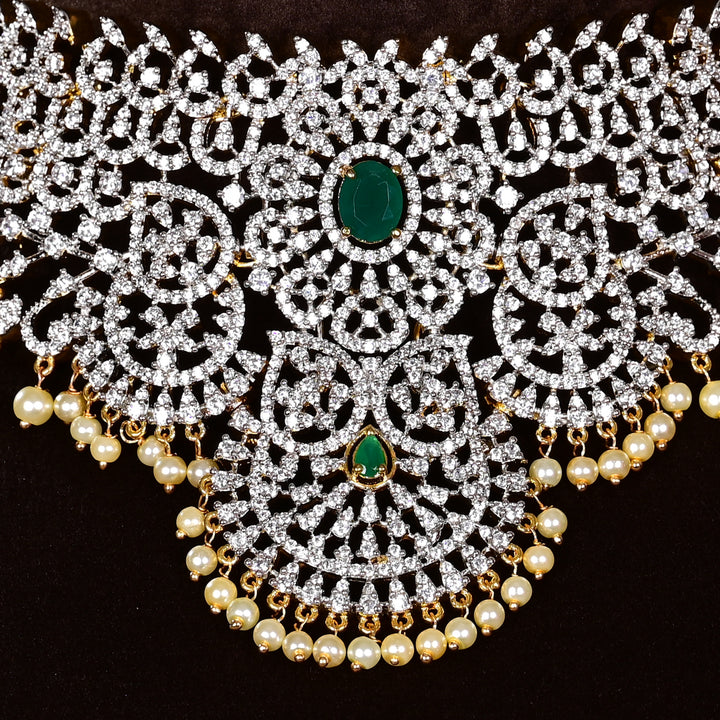 CZ Emerald Choker