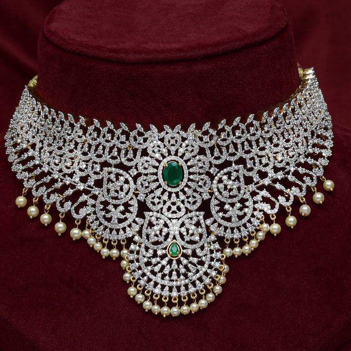 CZ Emerald Choker