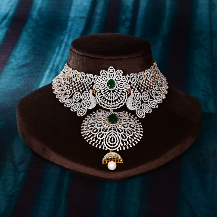 CZ Emerald Choker