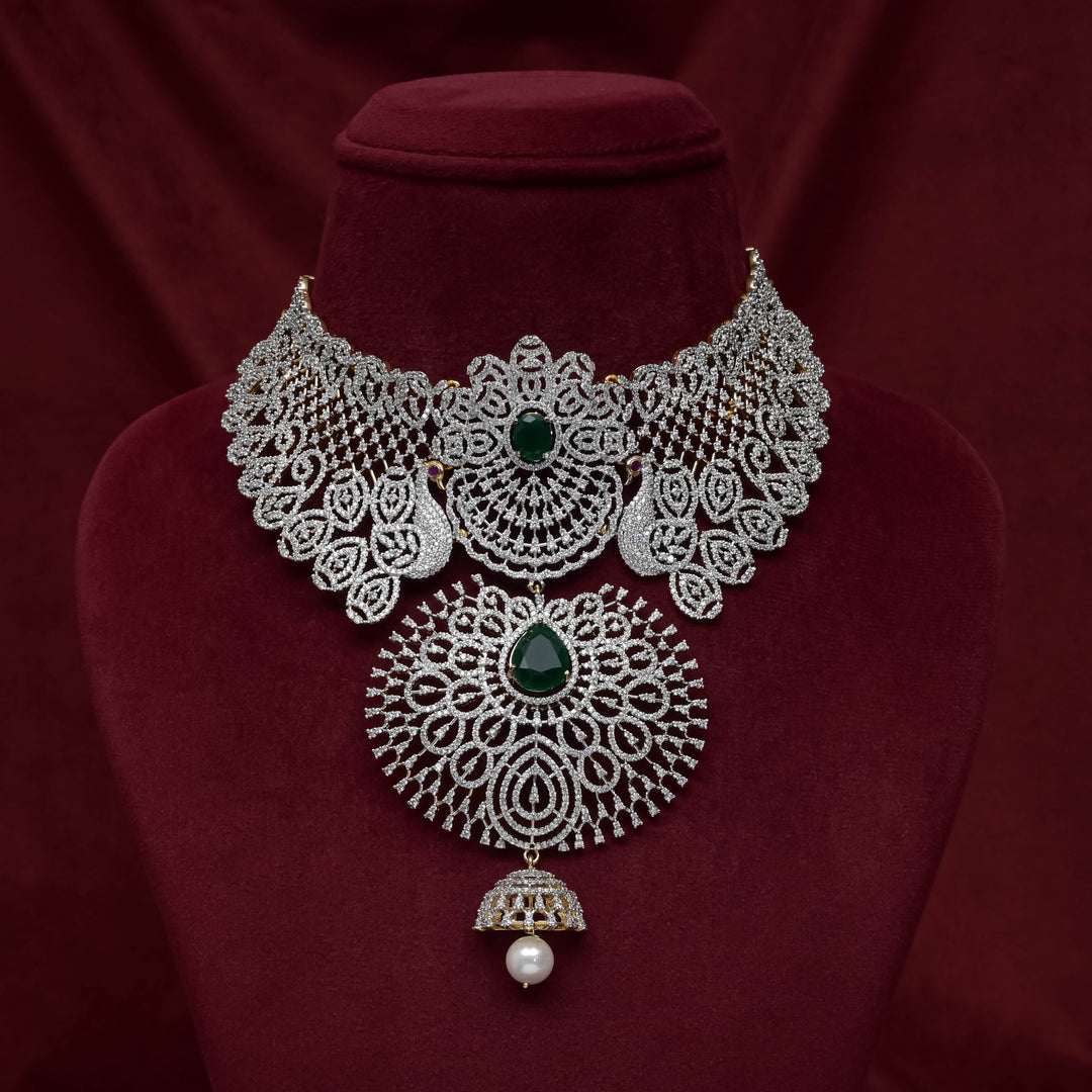 CZ Emerald Choker