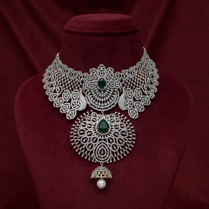 CZ Emerald Choker