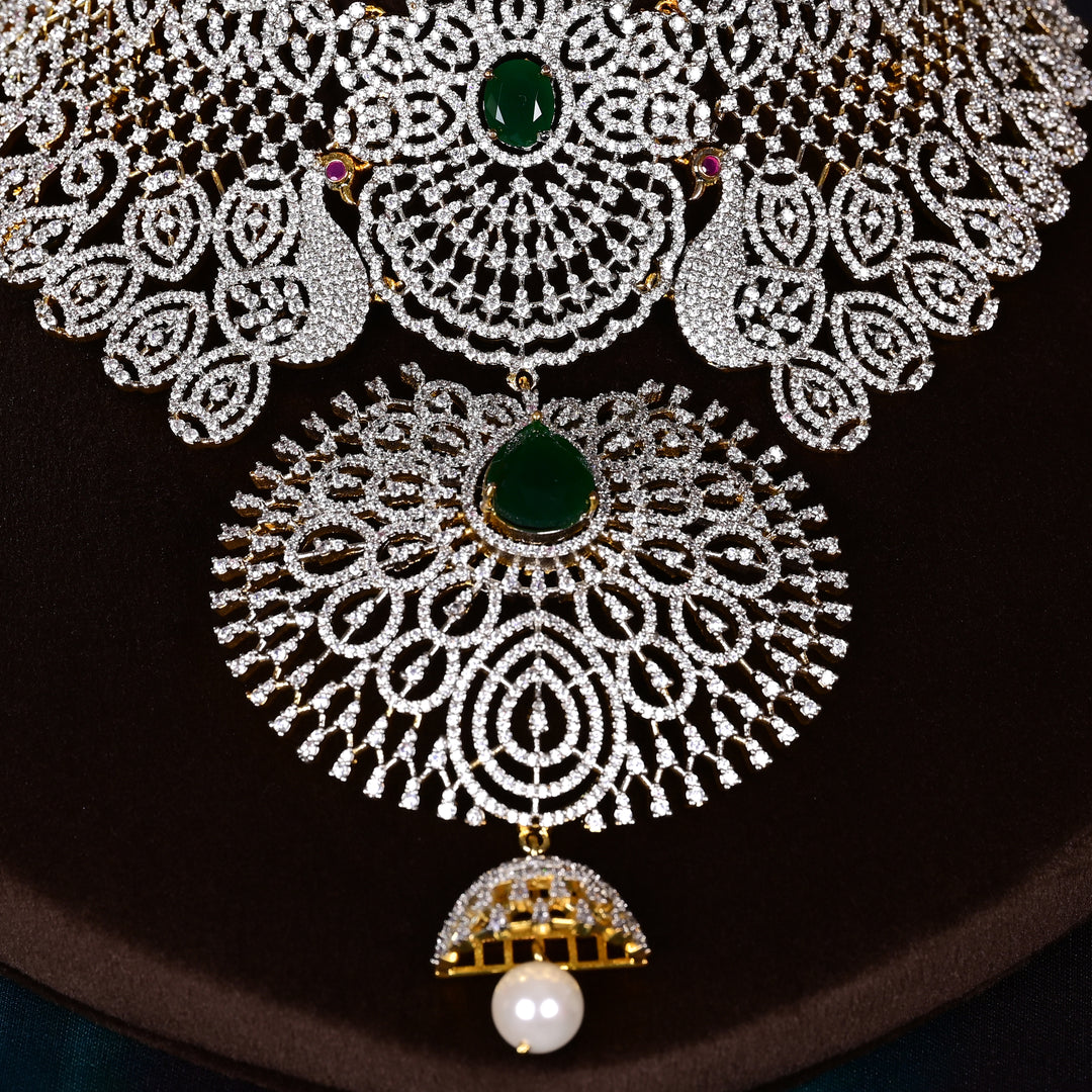 CZ Emerald Choker