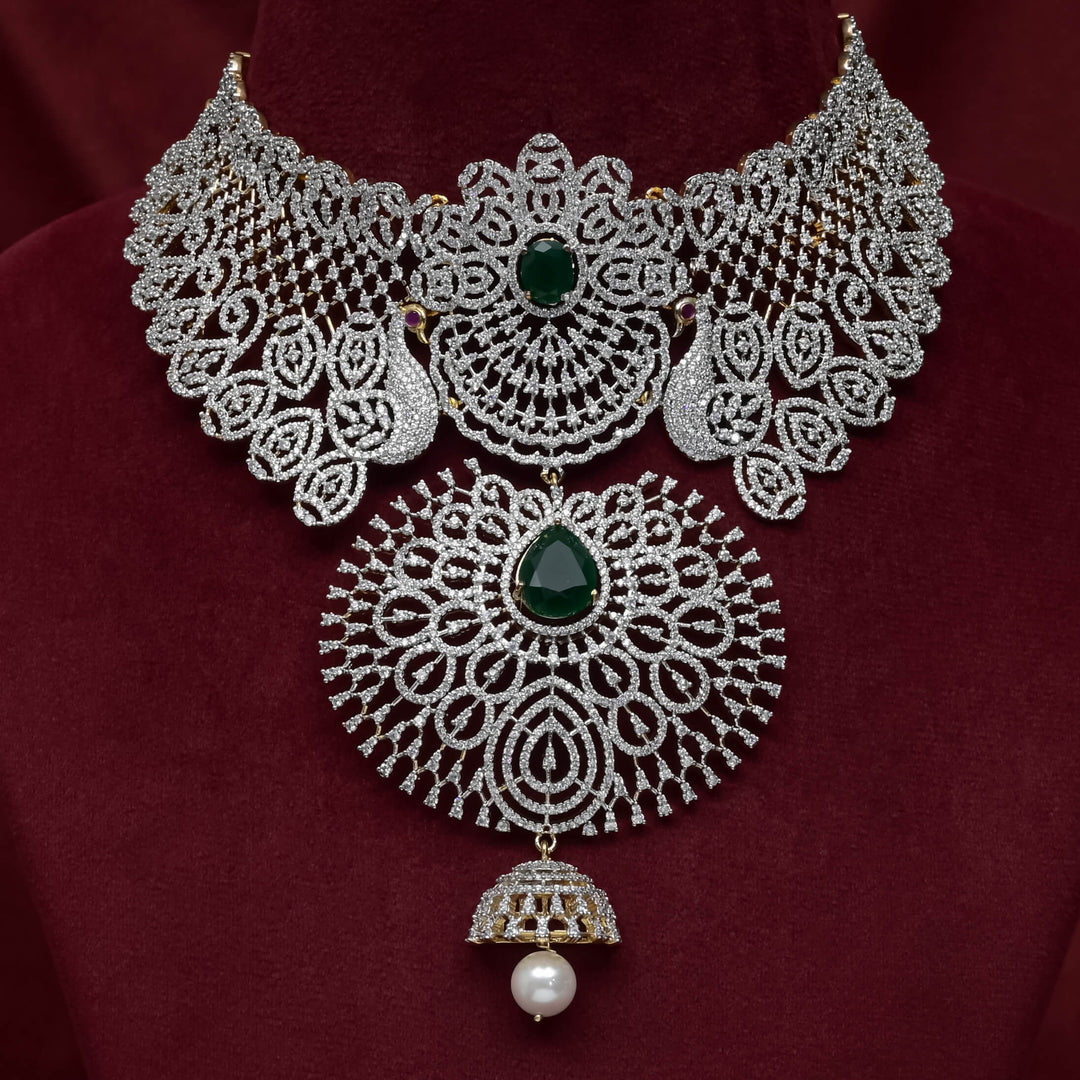 CZ Emerald Choker