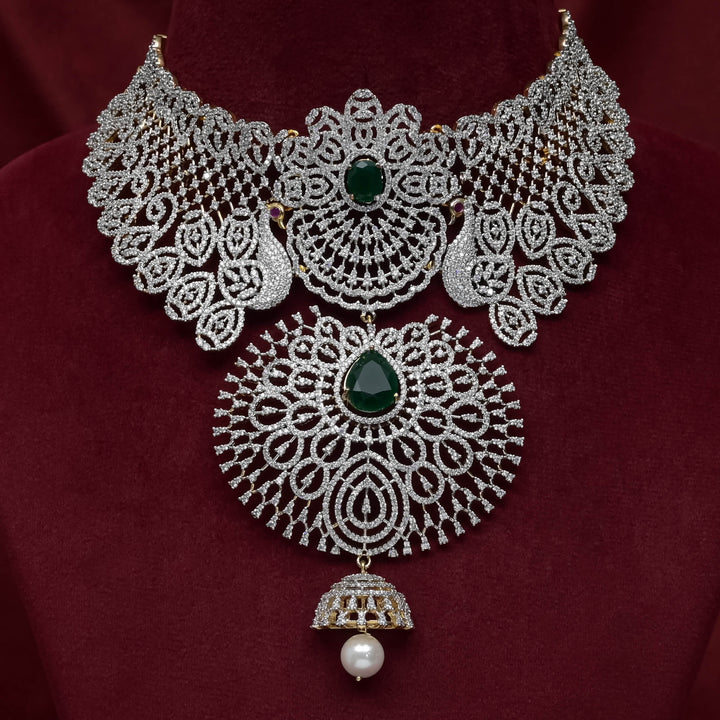 CZ Emerald Choker