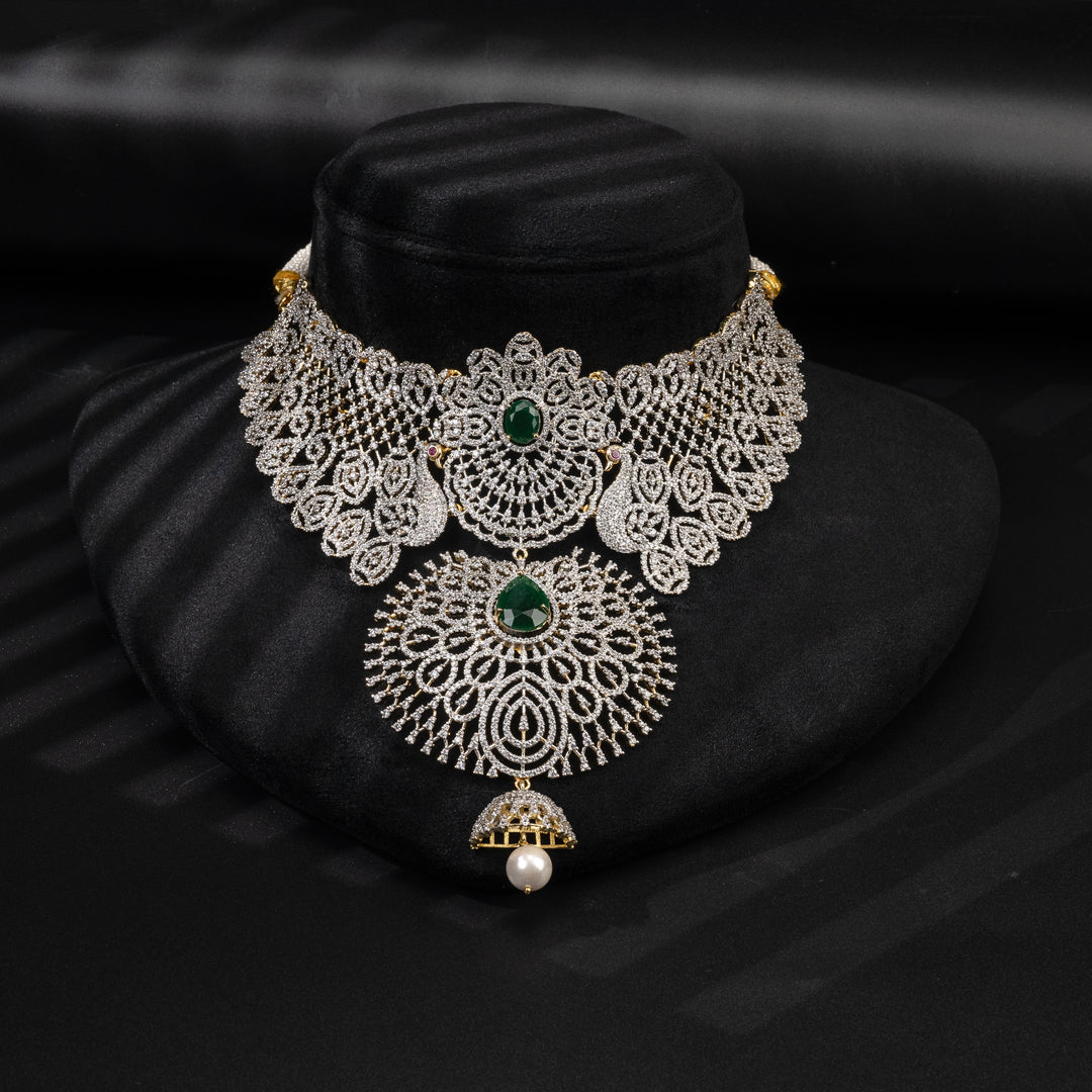 CZ Emerald Choker