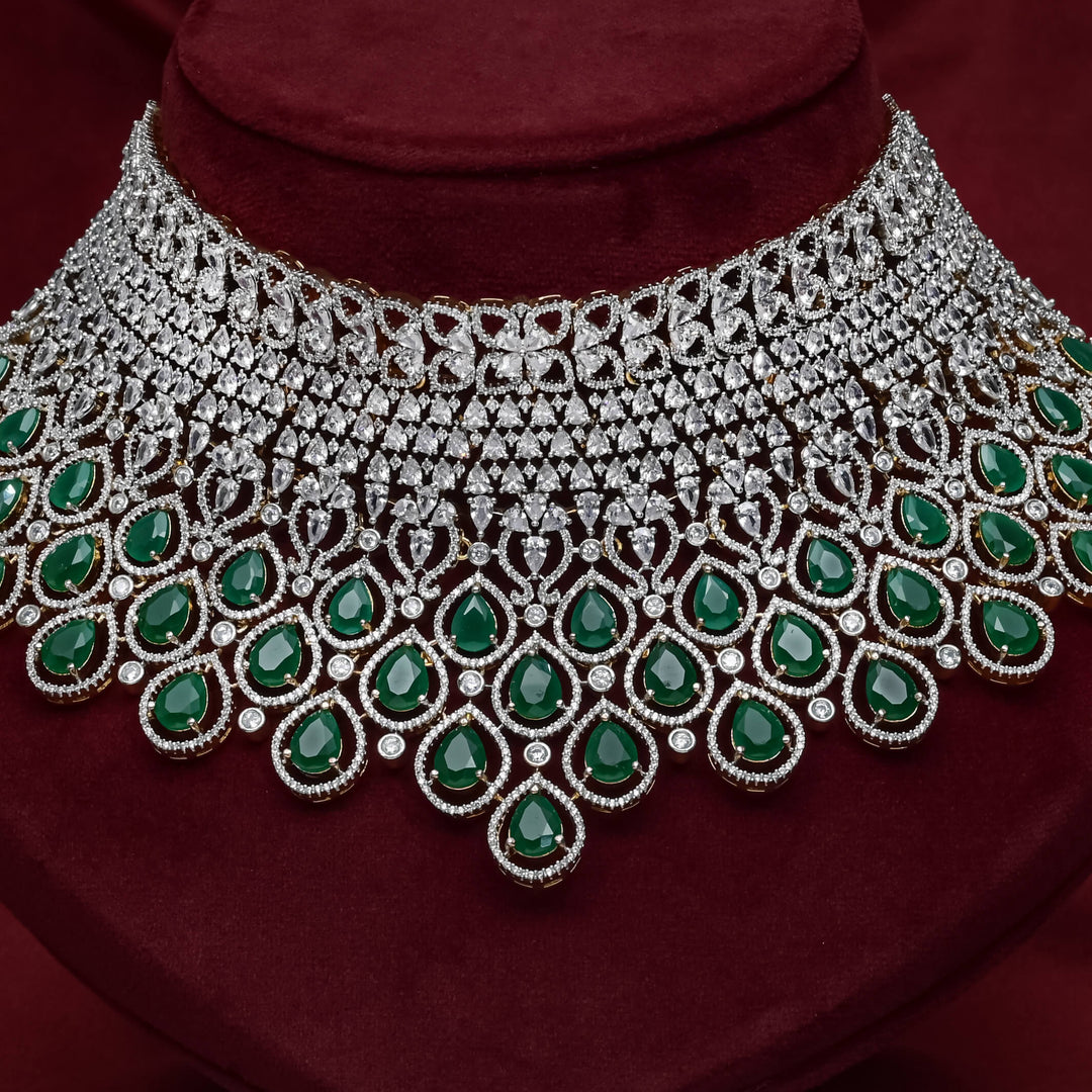 CZ Emerald choker