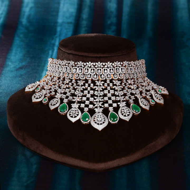 CZ Emerald Choker