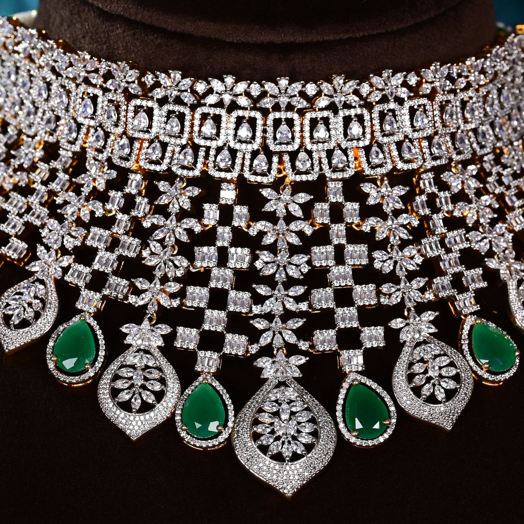 CZ Emerald Choker