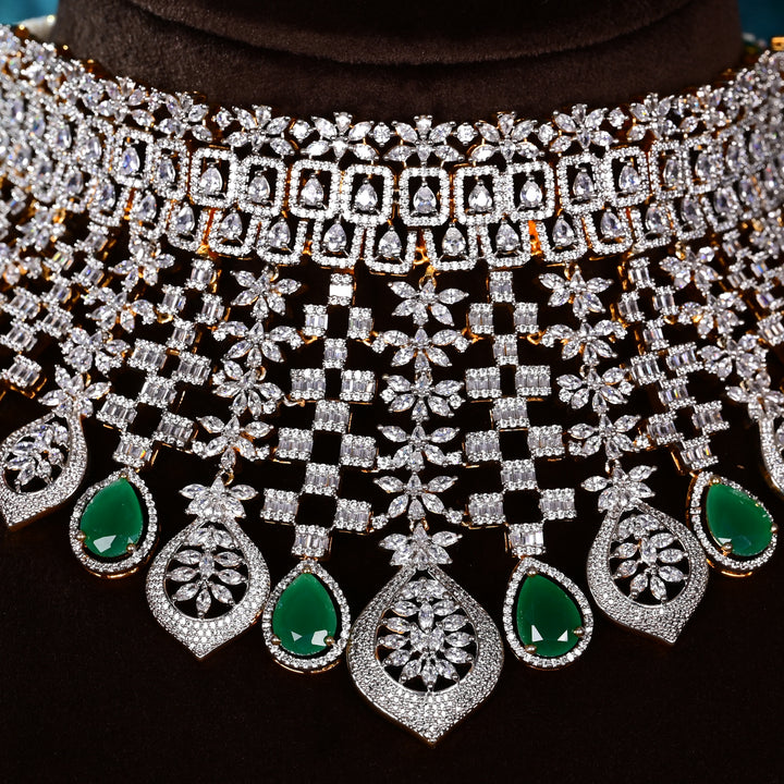 CZ Emerald Choker