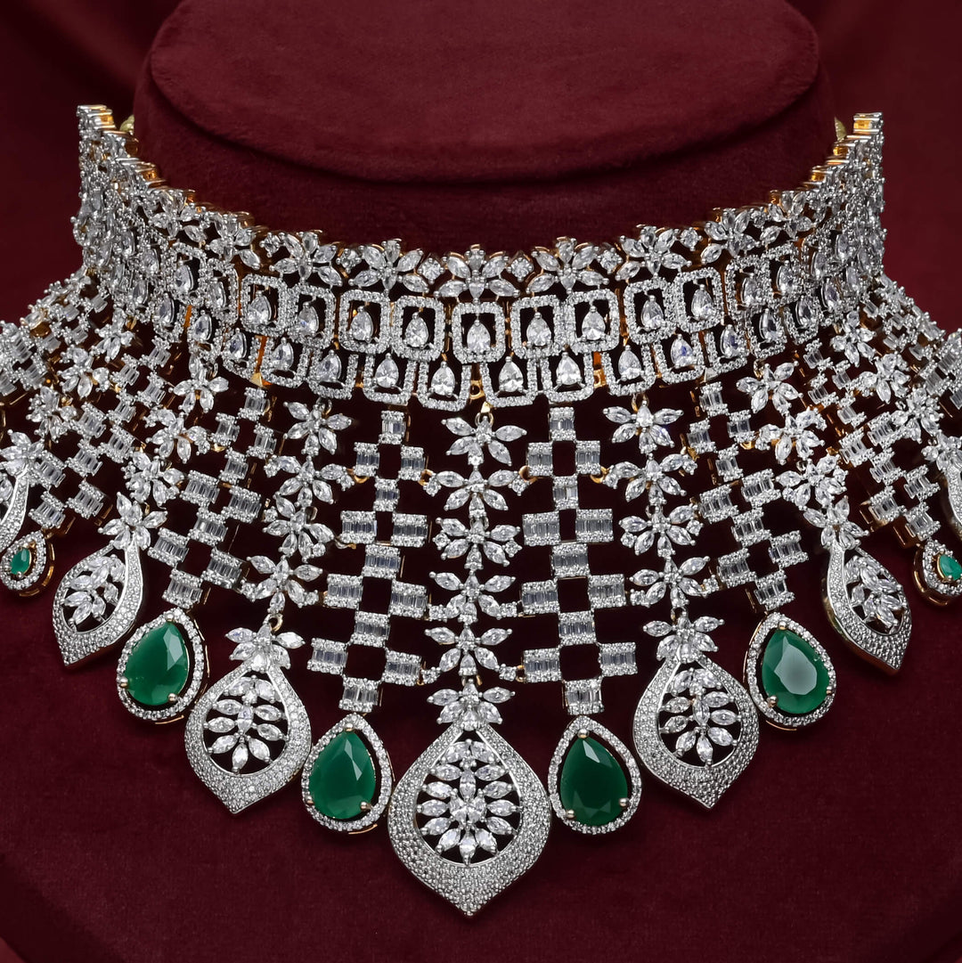 CZ Emerald Choker