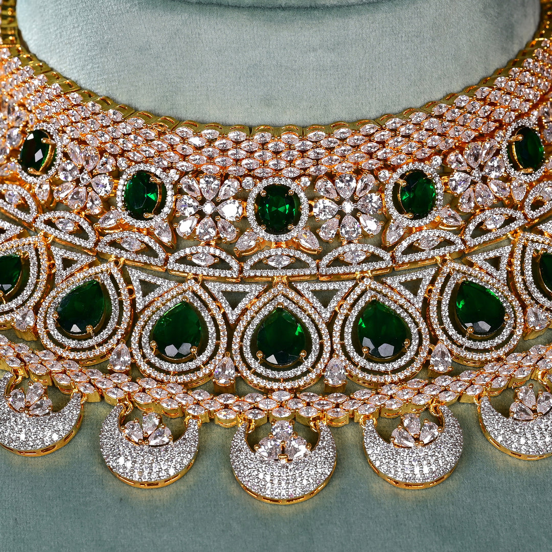 CZ Emerald Choker