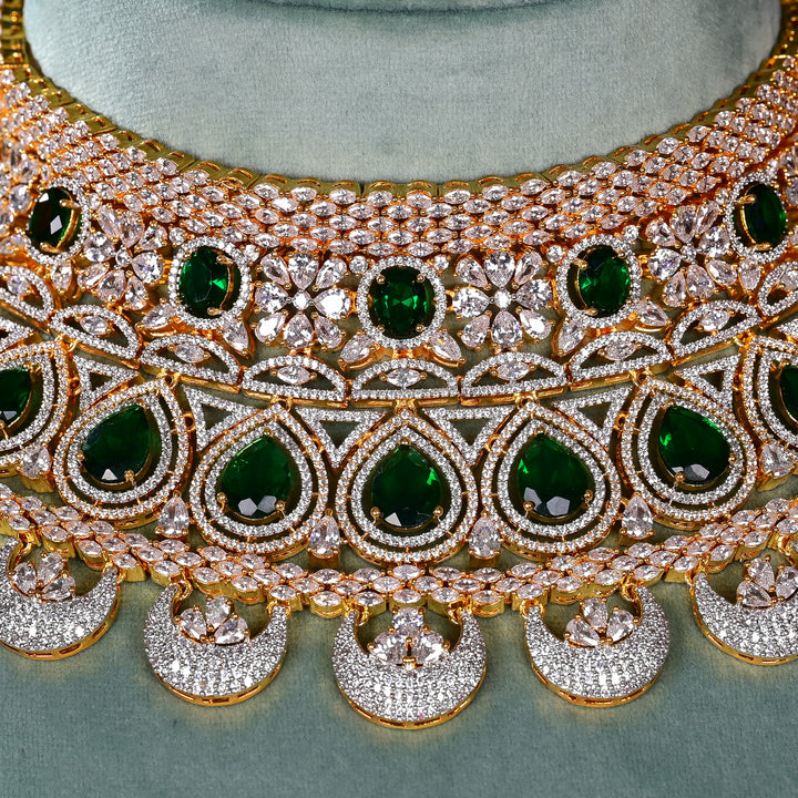 CZ Emerald Choker