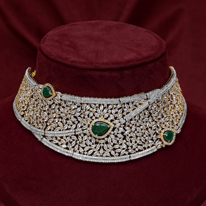 CZ Emerald Choker